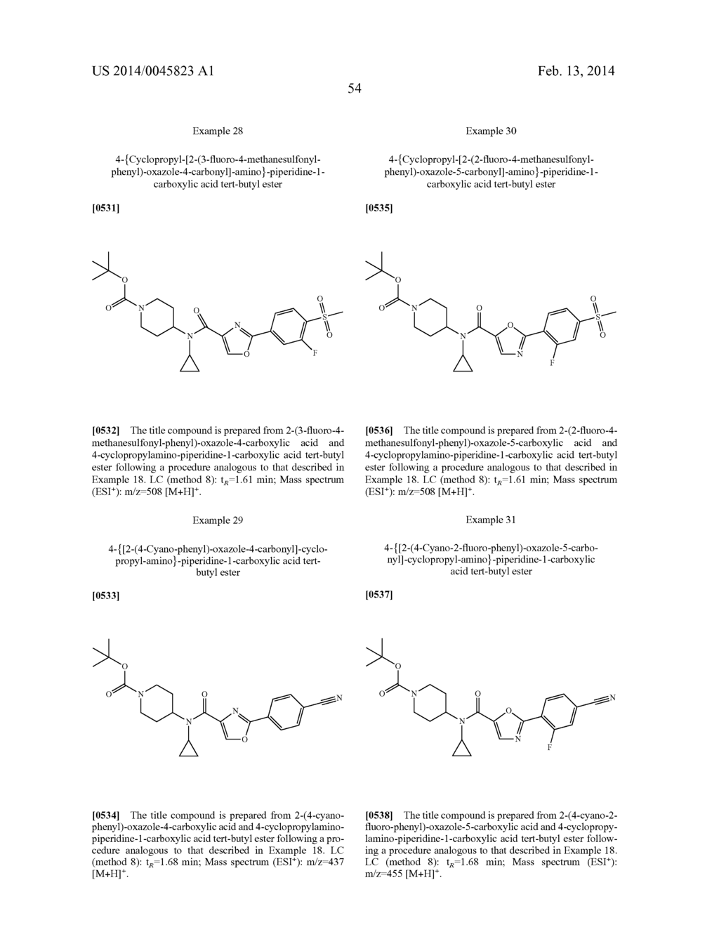 N-CYCLOPROPYL-N-PIPERIDINYL-AMIDES, PHARMACEUTICAL COMPOSITIONS CONTAINING     THEM AND USES THEREOF - diagram, schematic, and image 55