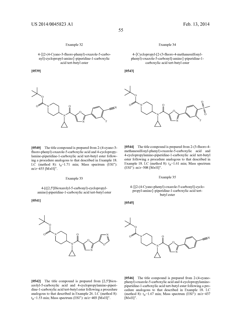 N-CYCLOPROPYL-N-PIPERIDINYL-AMIDES, PHARMACEUTICAL COMPOSITIONS CONTAINING     THEM AND USES THEREOF - diagram, schematic, and image 56