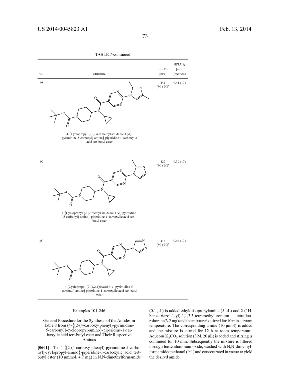 N-CYCLOPROPYL-N-PIPERIDINYL-AMIDES, PHARMACEUTICAL COMPOSITIONS CONTAINING     THEM AND USES THEREOF - diagram, schematic, and image 74