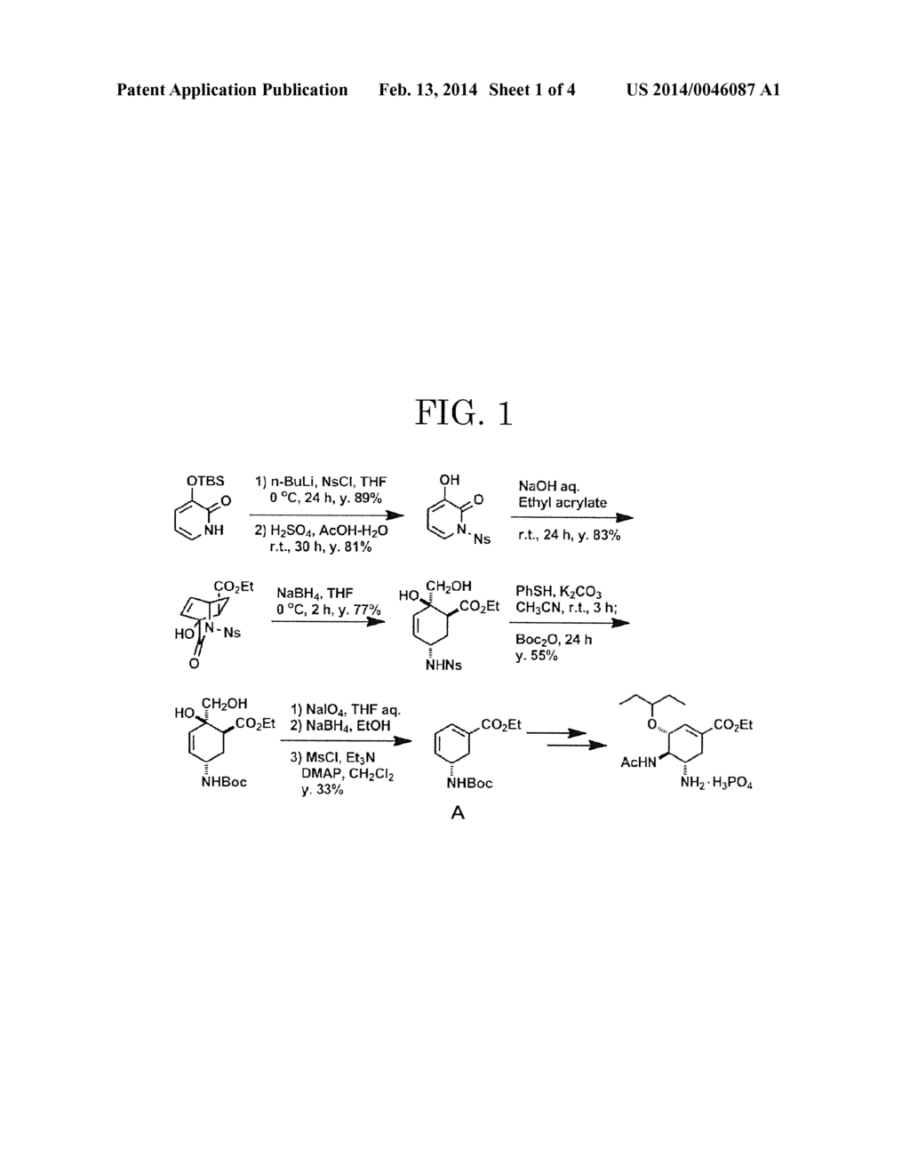 Compound, Method for Producing the Same, and Method for Producing     Oseltamivir Phosphate - diagram, schematic, and image 02