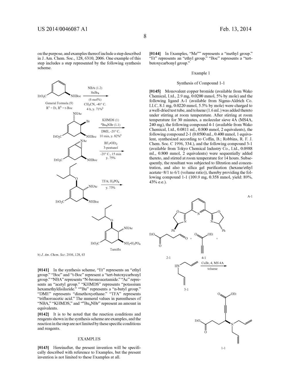 Compound, Method for Producing the Same, and Method for Producing     Oseltamivir Phosphate - diagram, schematic, and image 13
