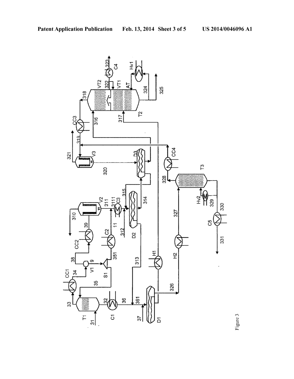 PROCESS FOR PURIFYING ANILINE FROM GAS PHASE HYDROGENATIONS - diagram, schematic, and image 04