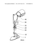 Dynamic Load Bearing Shock Absorbing Exoskeletal Knee Brace diagram and image