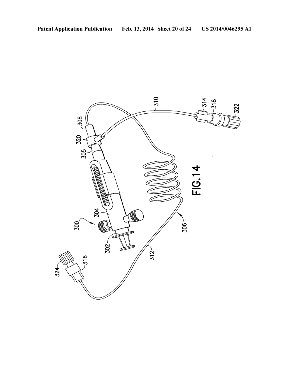 Apparatus and Methods for Delivery of Fluid Injection Boluses to Patients     and Handling Harmful Fluids - diagram, schematic, and image 21