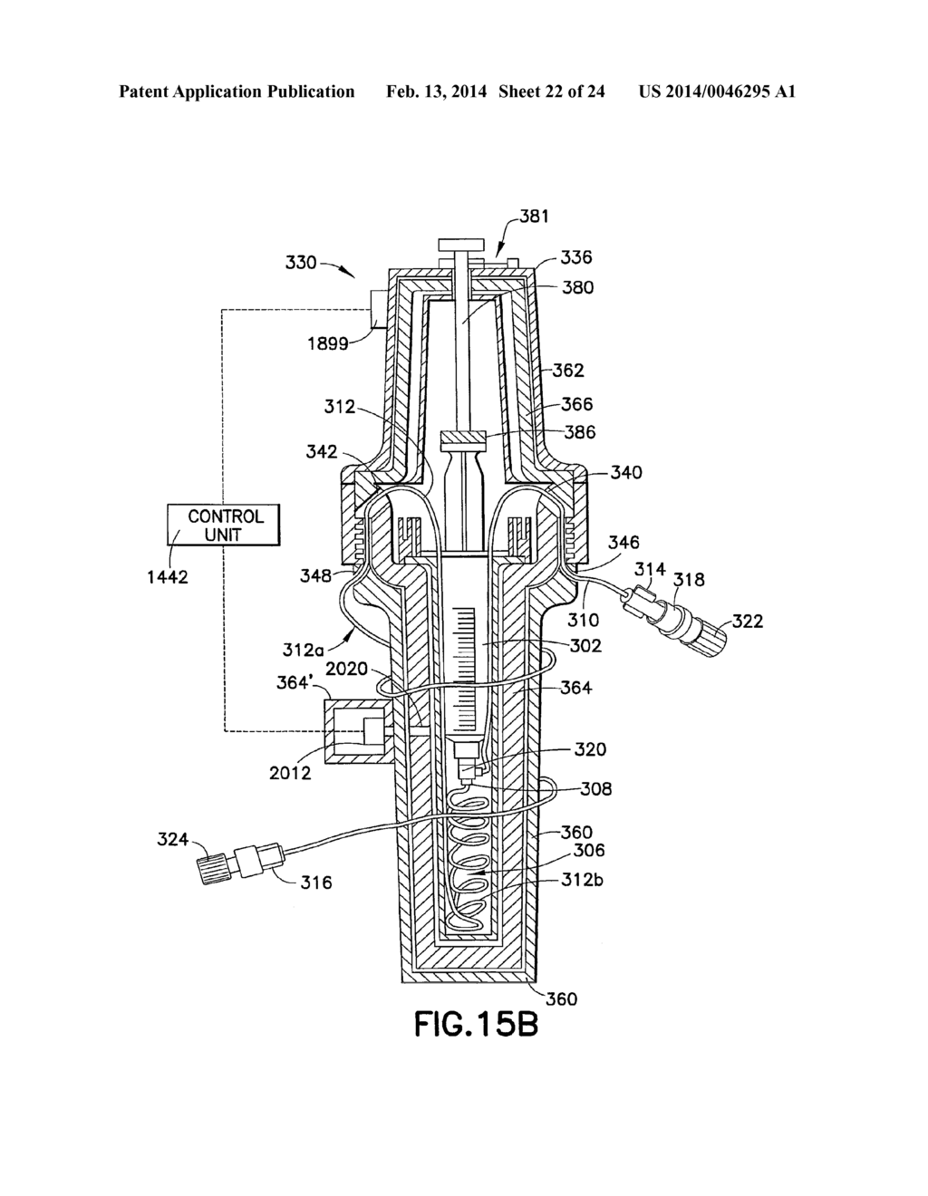 Apparatus and Methods for Delivery of Fluid Injection Boluses to Patients     and Handling Harmful Fluids - diagram, schematic, and image 23