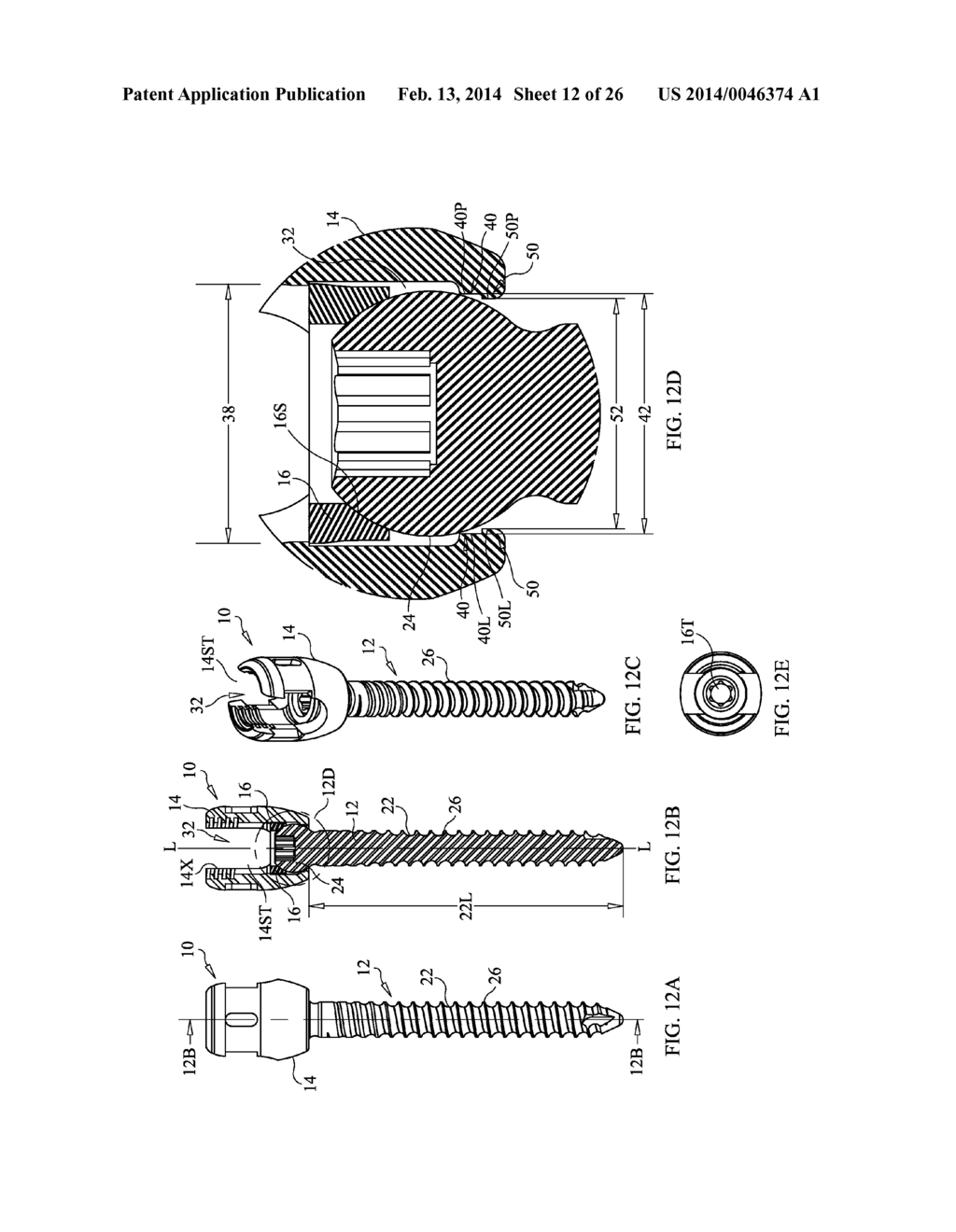 Staged Locking of Surgical Screw Assembly - diagram, schematic, and image 13