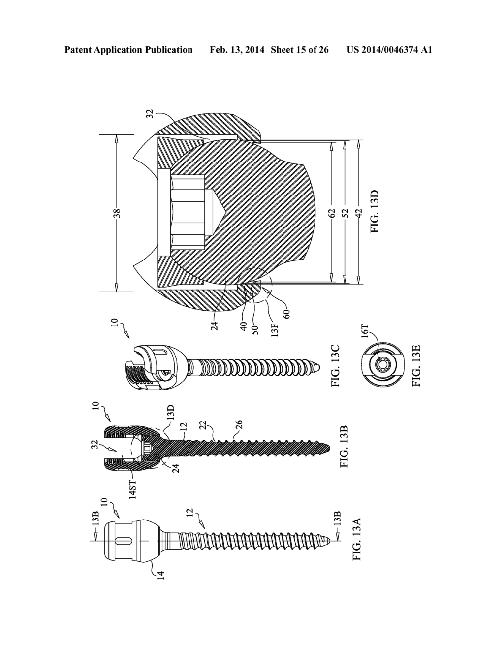 Staged Locking of Surgical Screw Assembly - diagram, schematic, and image 16