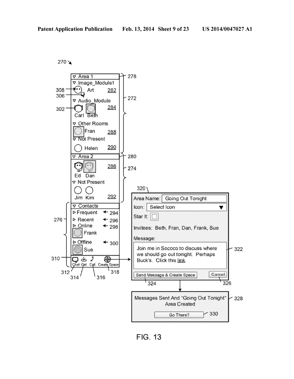 CONTEXT BASED VIRTUAL AREA CREATION - diagram, schematic, and image 10