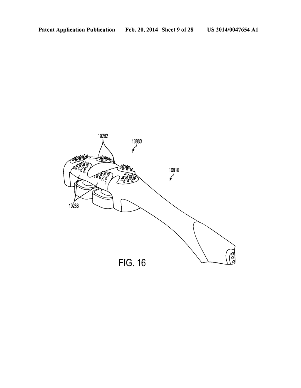 ORAL CARE IMPLEMENT HAVING ONE OR MORE MOVING SECTIONS - diagram, schematic, and image 10