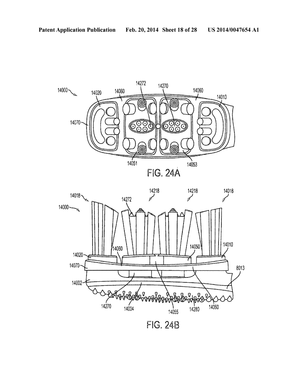 ORAL CARE IMPLEMENT HAVING ONE OR MORE MOVING SECTIONS - diagram, schematic, and image 19