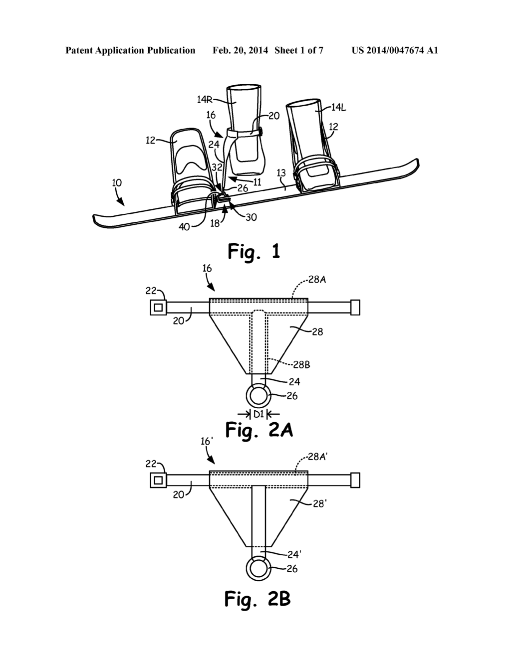 SUPPORT ASSEMBLY AND METHOD FOR SUPPORTING A RECREATIONAL PRODUCT - diagram, schematic, and image 02