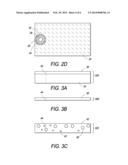 METHOD FOR FABRICATING LIGHT EMITTING DIODE (LED) DICE USING BOND PAD DAM     AND WAVELENGTH CONVERSION LAYERS diagram and image