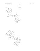 BISCARBAZOLE DERIVATIVE AND ORGANIC ELECTROLUMINESCENT ELEMENT USING SAME diagram and image