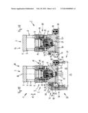 PRESS FOR PRODUCING  A MOULDED PART AND METHOD FOR CHANGING A DIE ON A     PRESS diagram and image