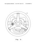 STEERING COLUMN FOR A WORK VEHICLE WITH INTEGRAL ADJUSTABLE FOOT RESTS diagram and image