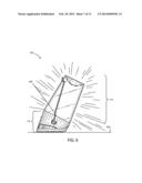 SOLAR POWERED LIGHT HAVING AN UNOBSTRUCTED LIGHT PATH diagram and image