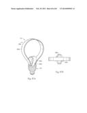 LIGHT BULB WITH LOOP ILLUMINATION ELEMENT diagram and image
