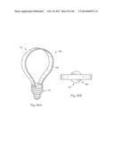 STEMMED LIGHTING ASSEMBLY WITH DISK-SHAPED ILLUMINATION ELEMENT diagram and image