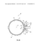 DUAL OUTLET OXYGENATOR FOR TREATING BLOOD IN AN EXTRACORPOREAL BLOOD     CIRCUIT diagram and image