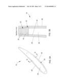 AIRFOIL COMPONENTS CONTAINING CERAMIC-BASED MATERIALS AND PROCESSES     THEREFOR diagram and image
