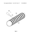 PHOTO-PATTERNING USING A TRANSLUCENT CYLINDRICAL MASTER TO FORM     MICROSCOPIC CONDUCTIVE LINES ON A FLEXIBLE SUBSTRATE diagram and image