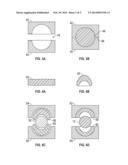 GOLF BALL WITH RADIALLY COMPRESSED INTERMEDIATE LAYER diagram and image