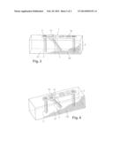 ORTHOPEDIC IMPLANT IN THE FORM OF A PLATE TO BE FIXED BETWEEN TWO BONE     PARTS diagram and image