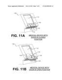 MEDICAL DEVICE WITH SCREEN, AND DOOR COVERING THE SCREEN diagram and image