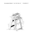 Method and Stepladder with a Tray diagram and image