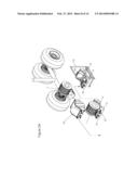 THREE-PIECE AIRCRAFT BRAKE ASSEMBLY CONTAINER AND METHOD OF USING SAME diagram and image