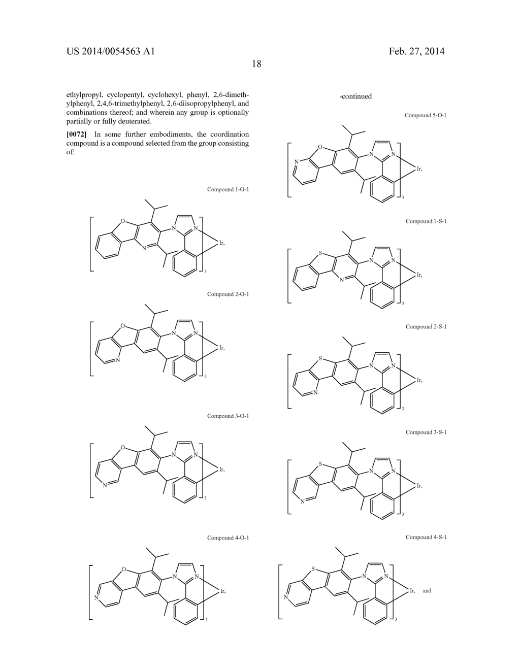PHOSPHORESCENT EMITTERS WITH PHENYLIMIDAZOLE LIGANDS - diagram, schematic, and image 22