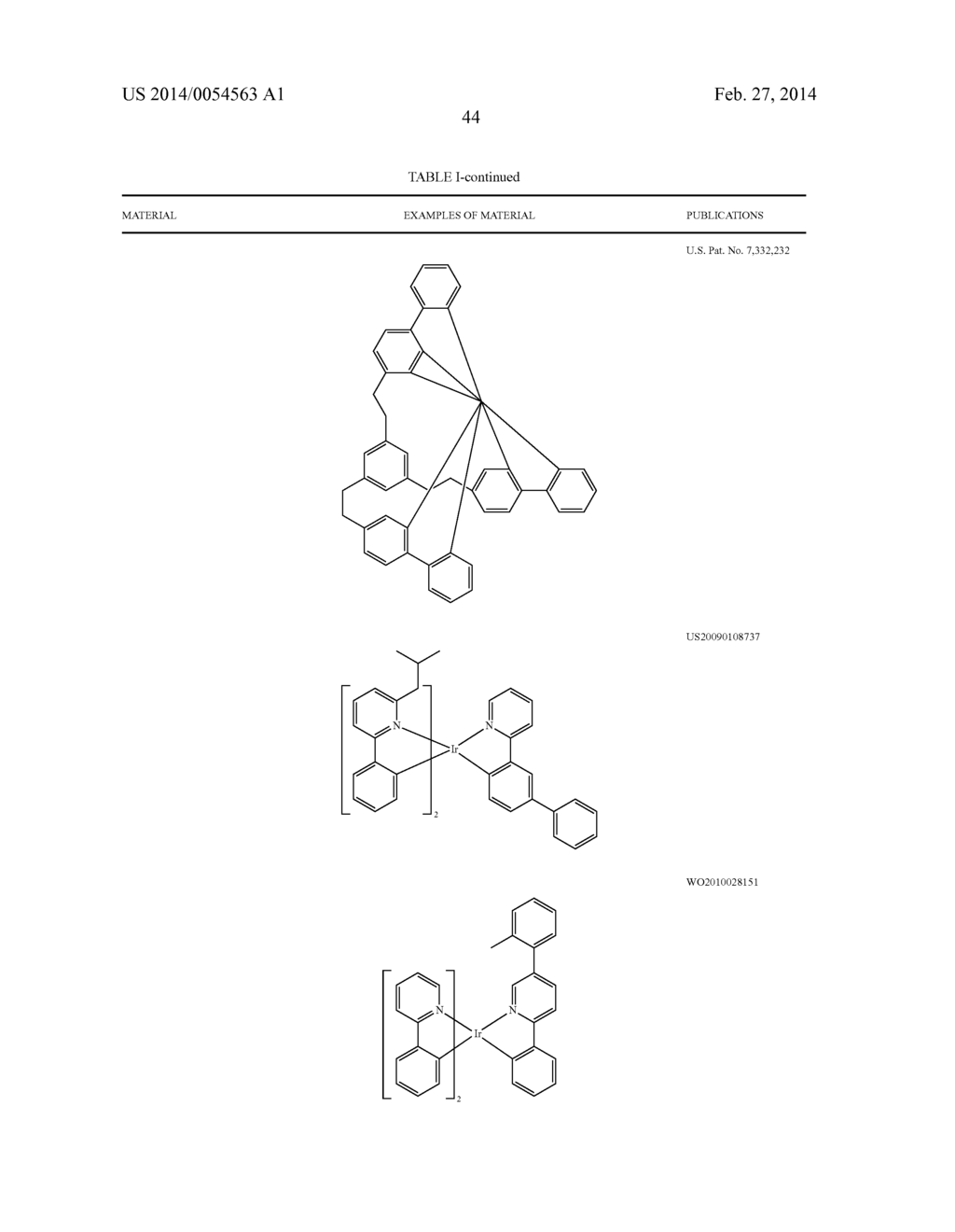 PHOSPHORESCENT EMITTERS WITH PHENYLIMIDAZOLE LIGANDS - diagram, schematic, and image 48