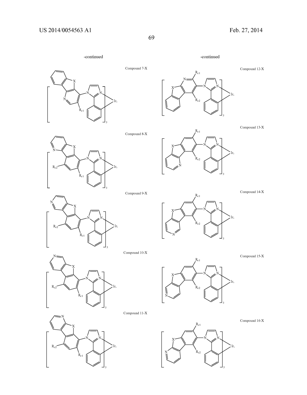 PHOSPHORESCENT EMITTERS WITH PHENYLIMIDAZOLE LIGANDS - diagram, schematic, and image 73