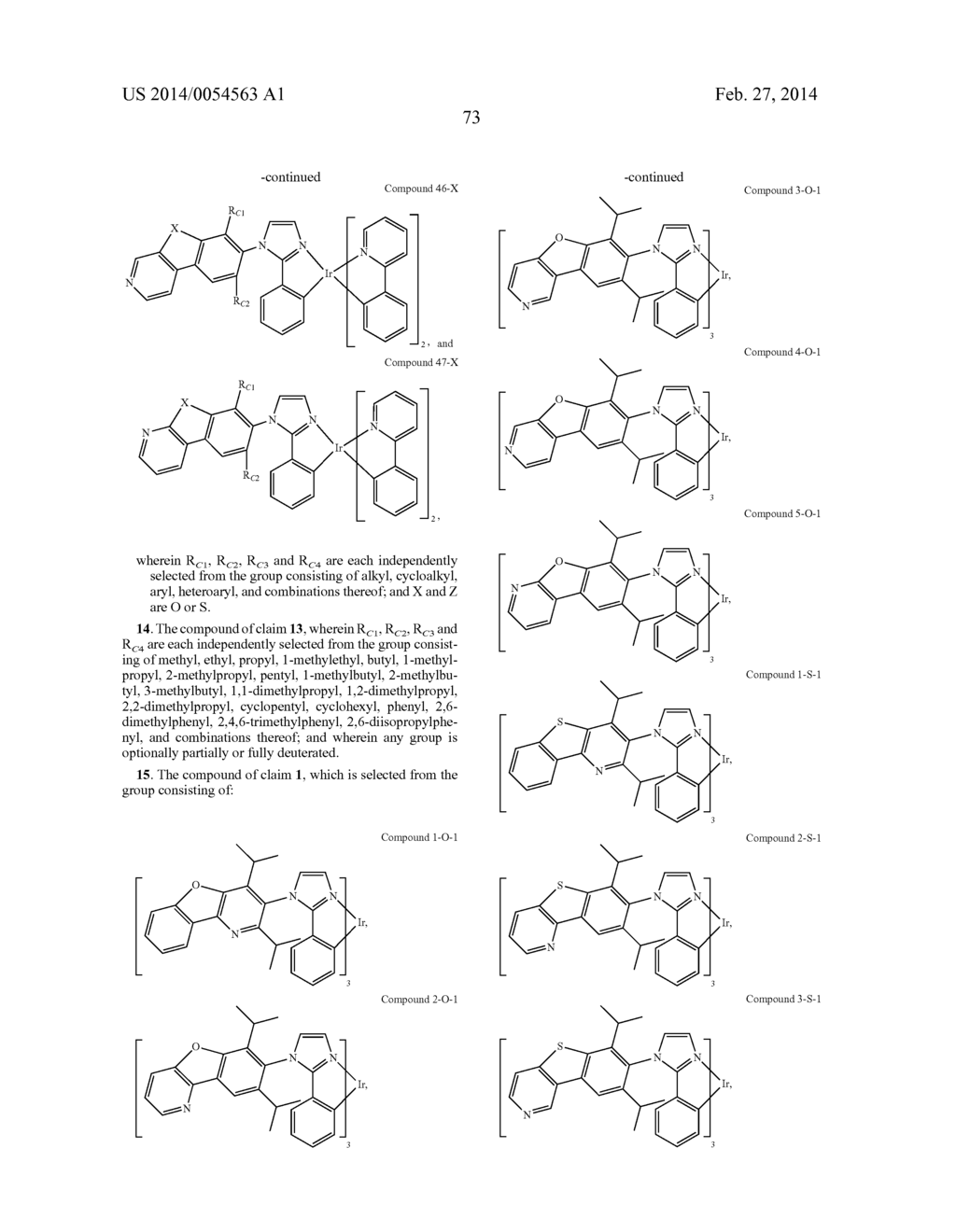 PHOSPHORESCENT EMITTERS WITH PHENYLIMIDAZOLE LIGANDS - diagram, schematic, and image 77