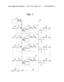 INTEGRATED CIRCUIT HAVING LATCH CIRCUITS AND USING DELAY CIRCUITS TO FETCH     DATA BITS IN SYNCHRONIZATION WITH CLOCK SIGNALS diagram and image