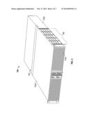 ENCLOSURE ARCHITECTURE OF HIGH DENSITY, EASY ACCESS, RACKED DATA STORAGE diagram and image