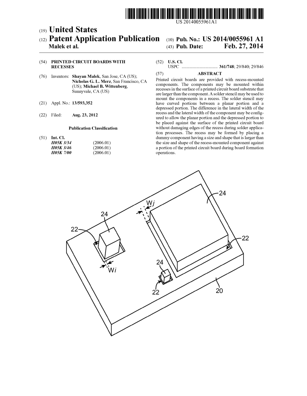 Printed Circuit Boards with Recesses - diagram, schematic, and image 01