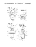 LED LIGHTING DEVICE WITH UPPER HEAT DISSIPATING STRUCTURE diagram and image