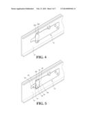 POSITIONING MECHANISM FOR QUICK RELEASE DEVICE OF SLIDE ASSEMBLY diagram and image