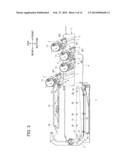 Image Forming Device Having Belt Cleaner and Drum Cleaner Both Provided in     One of Drum Units diagram and image