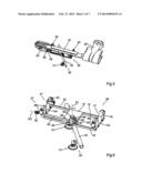 Transfer Arrangement For A Press or Press Line With An Axial Drive and     Interchangeable Base diagram and image