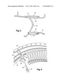 AIRCRAFT ENGINE ANNULAR SHROUD COMPRISING AN OPENING FOR THE INSERTION OF     BLADES diagram and image
