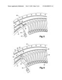 AIRCRAFT ENGINE ANNULAR SHROUD COMPRISING AN OPENING FOR THE INSERTION OF     BLADES diagram and image