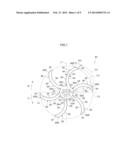 IMPELLER FOR CENTRIFUGAL PUMP AND CENTRIFUGAL PUMP OF VEHICLE WASHER     DEVICE diagram and image