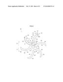 IMPELLER FOR CENTRIFUGAL PUMP AND CENTRIFUGAL PUMP OF VEHICLE WASHER     DEVICE diagram and image