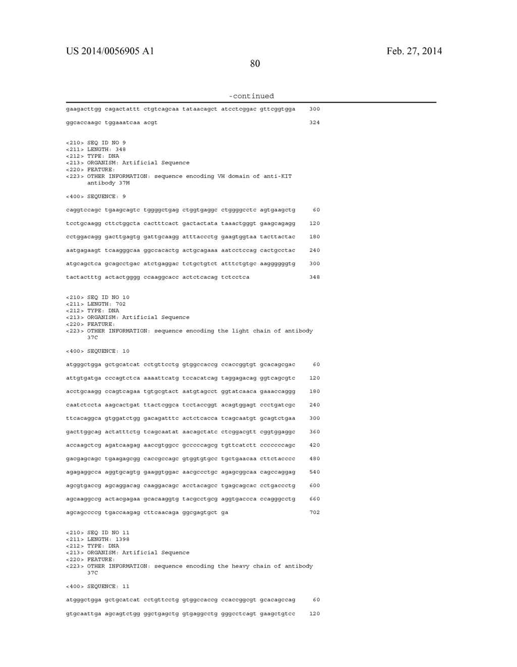 ANTI-KIT ANTIBODIES AND USES THEREOF - diagram, schematic, and image 108