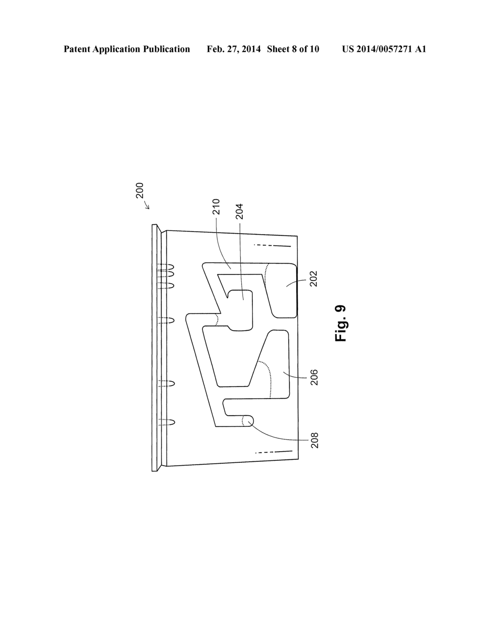 DEVICE WITH CONTROLLED FLUID DYNAMICS, FOR ISOLATION OF AN ANALYTE FROM A     SAMPLE - diagram, schematic, and image 09