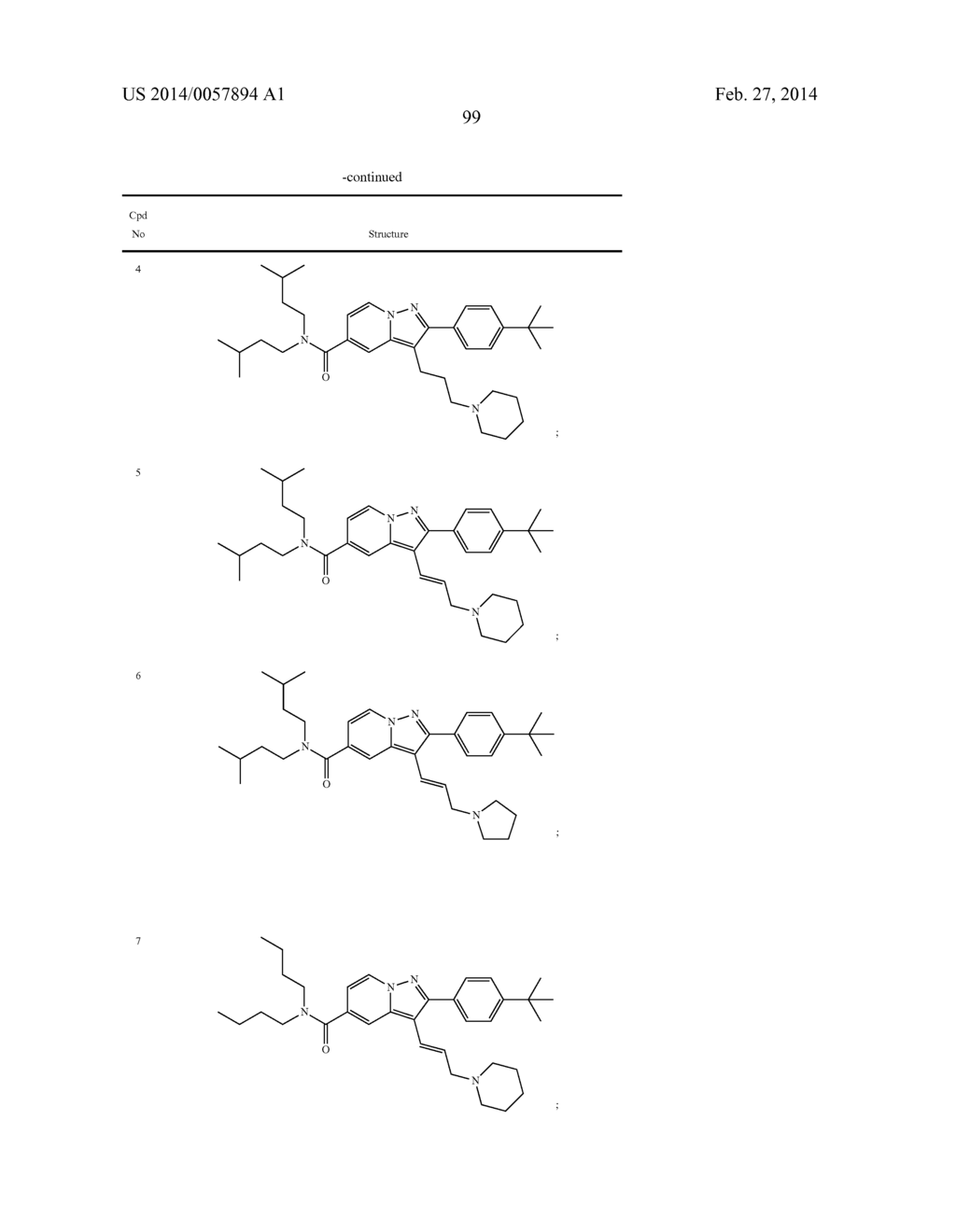 PYRAZOLOPYRIDINE AND PYRAZOLOPYRIMIDINE DERIVATIVES AS MELANOCORTIN-4     RECEPTOR MODULATORS - diagram, schematic, and image 100