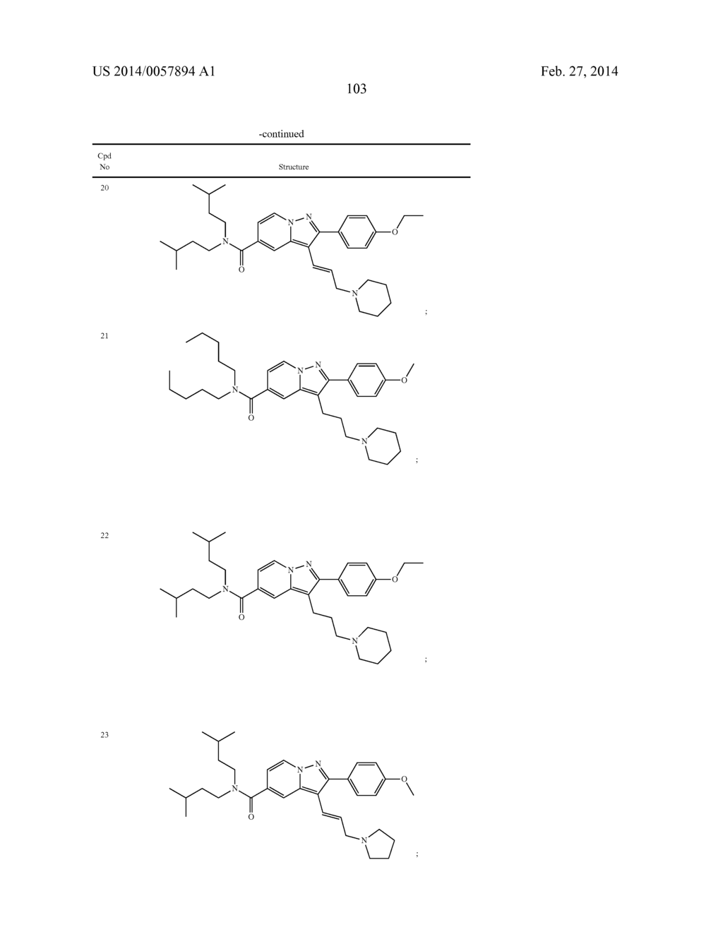 PYRAZOLOPYRIDINE AND PYRAZOLOPYRIMIDINE DERIVATIVES AS MELANOCORTIN-4     RECEPTOR MODULATORS - diagram, schematic, and image 104