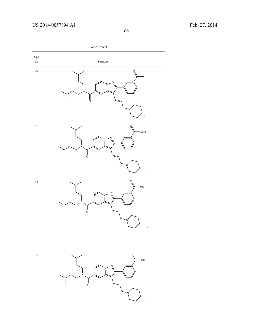 PYRAZOLOPYRIDINE AND PYRAZOLOPYRIMIDINE DERIVATIVES AS MELANOCORTIN-4     RECEPTOR MODULATORS - diagram, schematic, and image 106